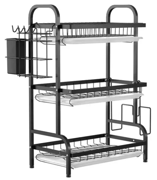 platero de cocina con 3 niveles