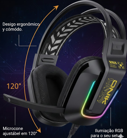 Headset Gamer – ONIKUMA X13 Black