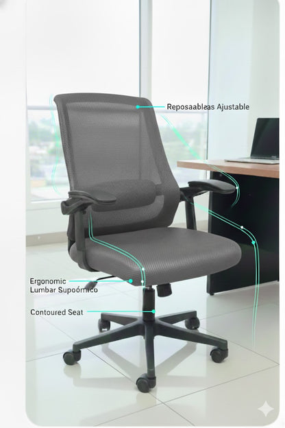 Silla Ergonómica de Oficina (Modelo M9) AJUSTABLE